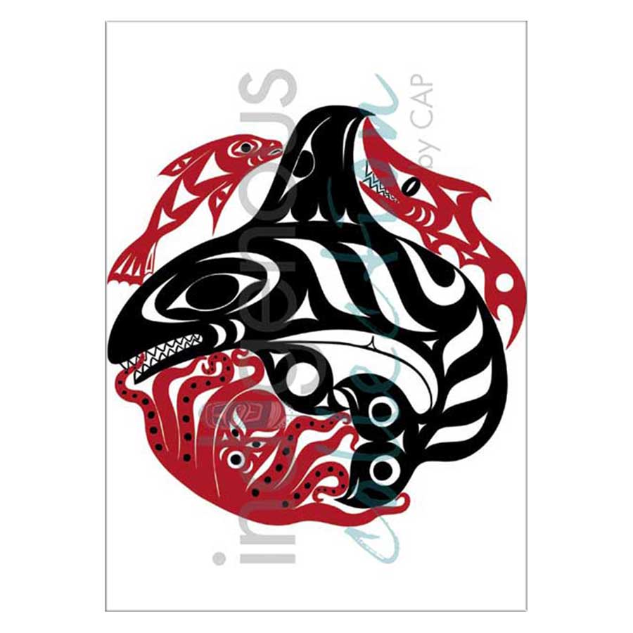 Orcas Octopus Canvas Prints