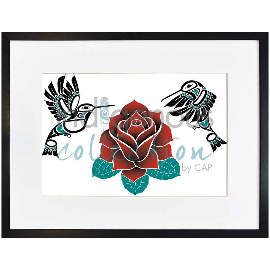 Love by artist Lon French - Haida. Indigenous Collection