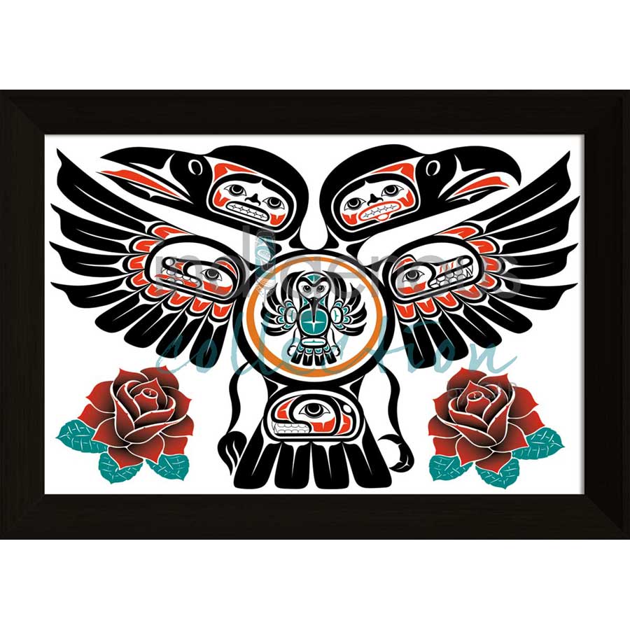Marriage by artist Lon French - Haida. Indigenous Collection