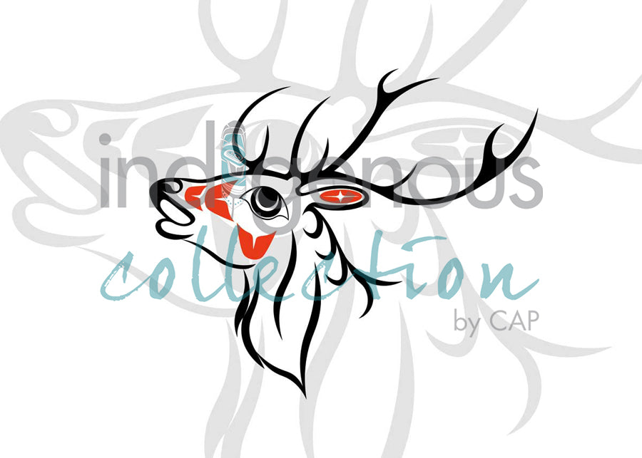 Reindeer by artist Lon French