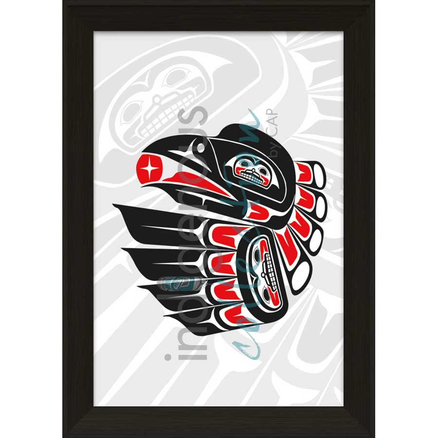 Raven by artist Lon French - Haida. Indigenous Collection