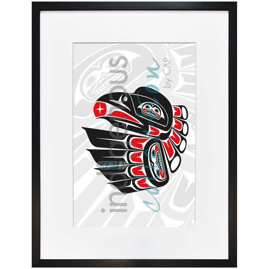 Raven by artist Lon French - Haida. Indigenous Collection