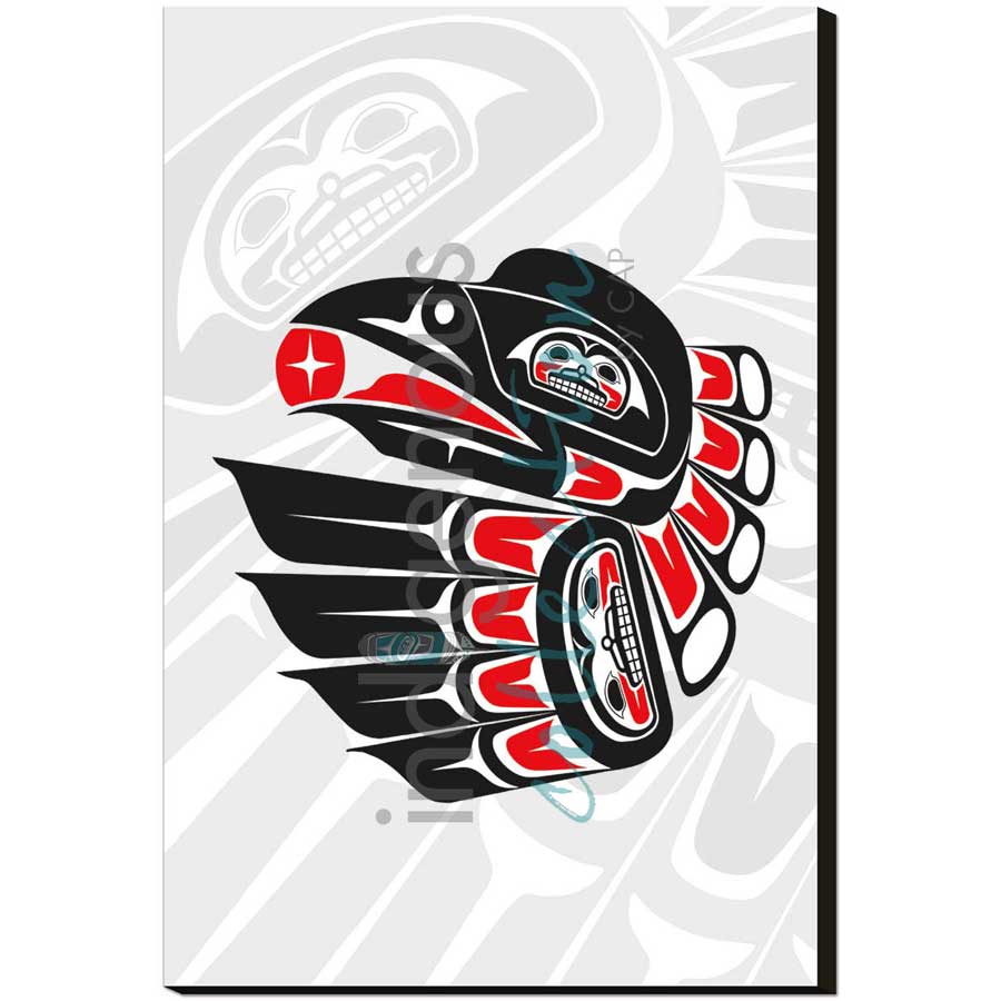Raven by artist Lon French - Haida. Indigenous Collection