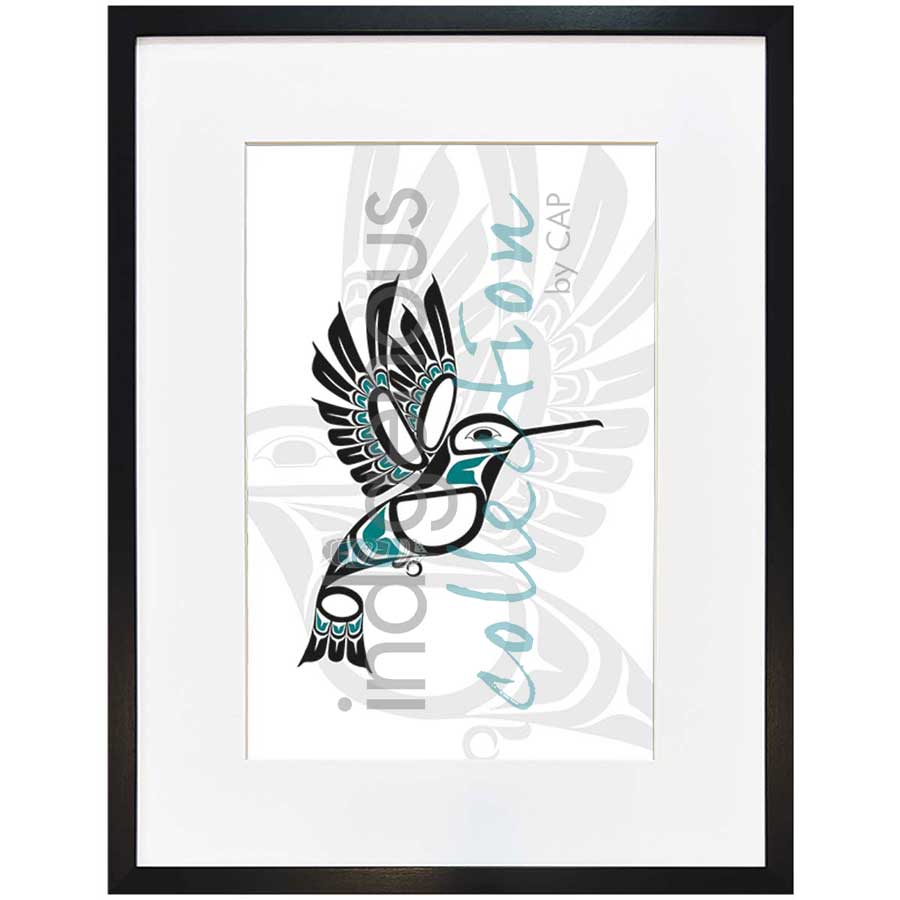 Hummingbird I by artist Lon French - Haida. Indigenous Collection