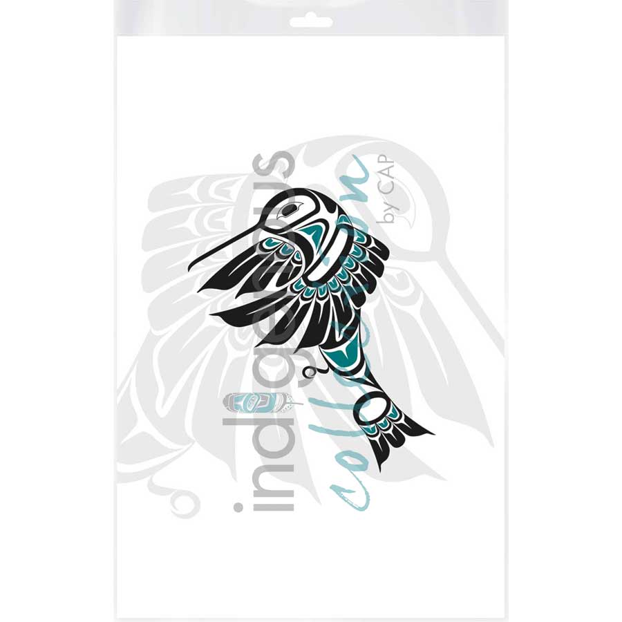 Hummingbird II by artist Lon French - Haida. Indigenous Collection