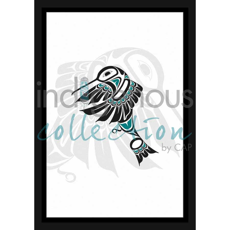 Hummingbird II by artist Lon French - Haida. Indigenous Collection