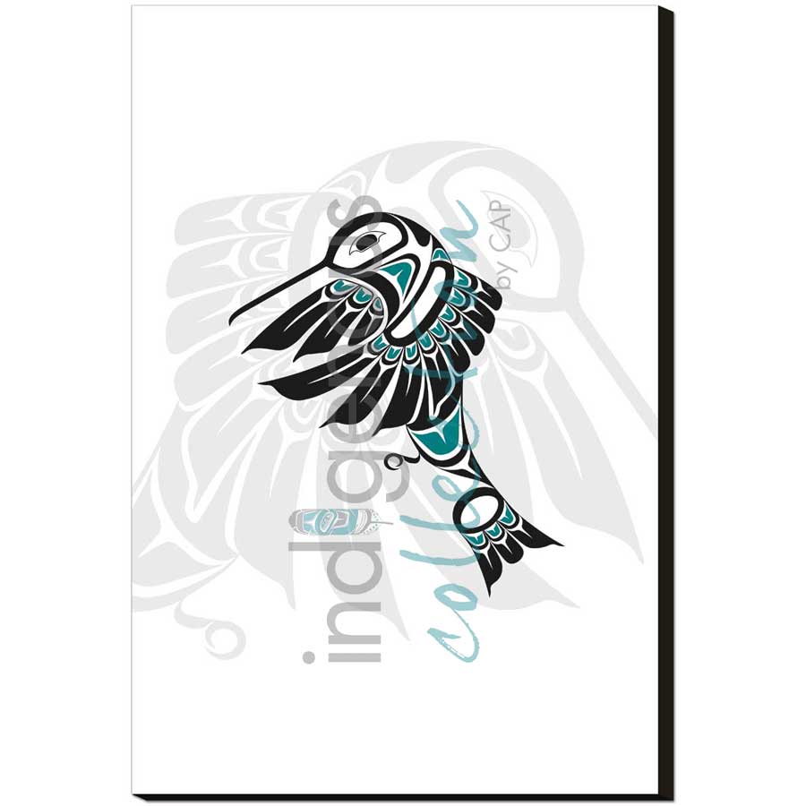 Hummingbird II by artist Lon French - Haida. Indigenous Collection