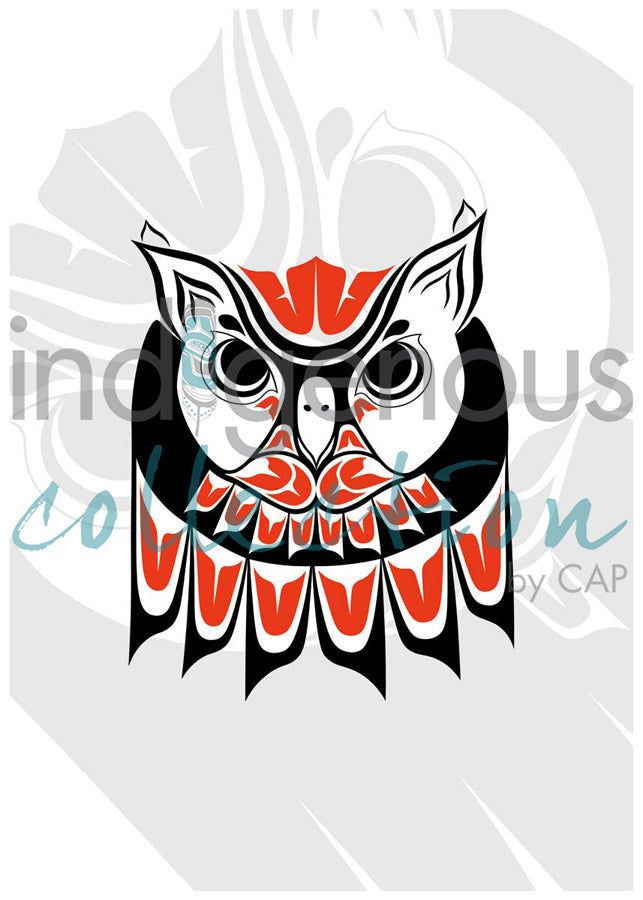 Horned Owl by artist Lon French