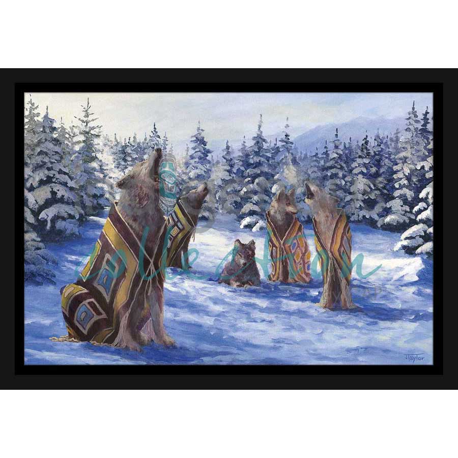 Winter Song by artist Jean Taylor - Tlingit. Indigenous Collection