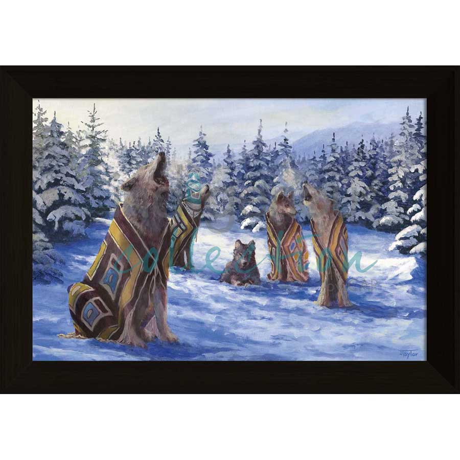 Winter Song by artist Jean Taylor - Tlingit. Indigenous Collection