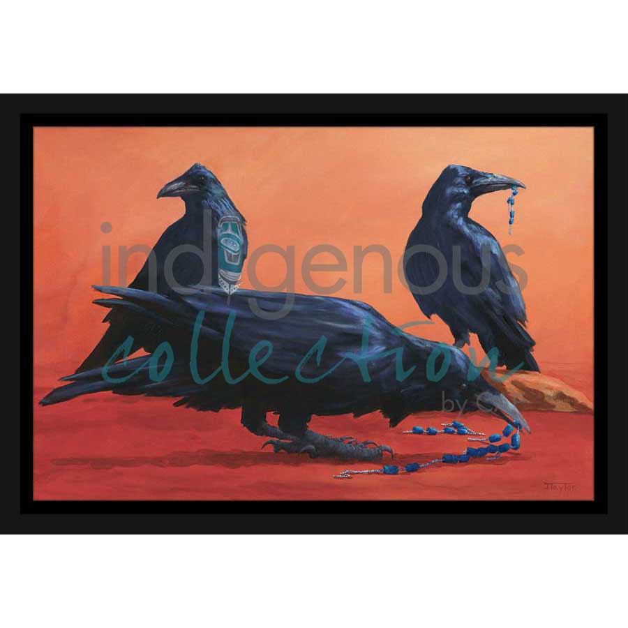 Splitting the Loot by artist Jean Taylor - Tlingit. Indigenous Collection
