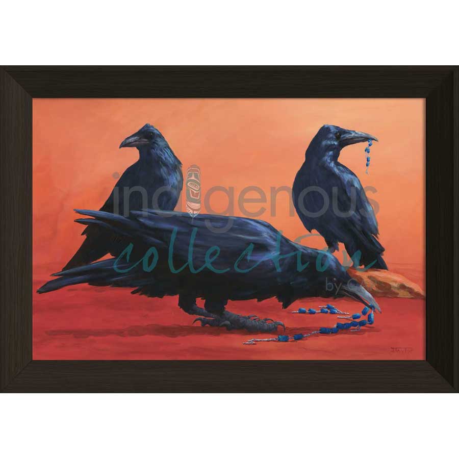 Splitting the Loot by artist Jean Taylor - Tlingit. Indigenous Collection
