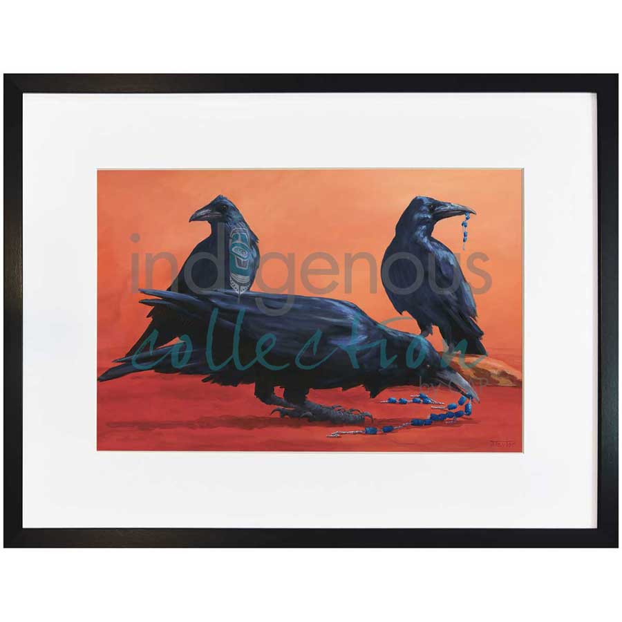 Splitting the Loot by artist Jean Taylor - Tlingit. Indigenous Collection