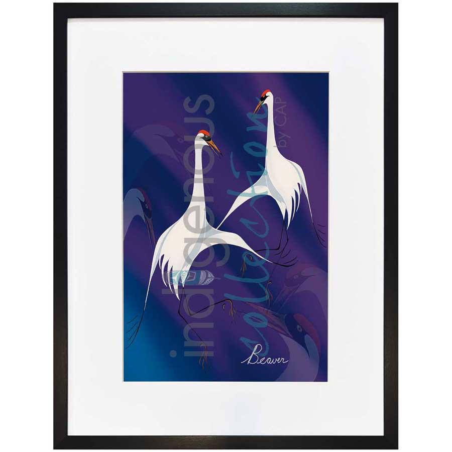 Ancestral Dance by artist Rick Beaver - Ojibway. Indigenous Collection