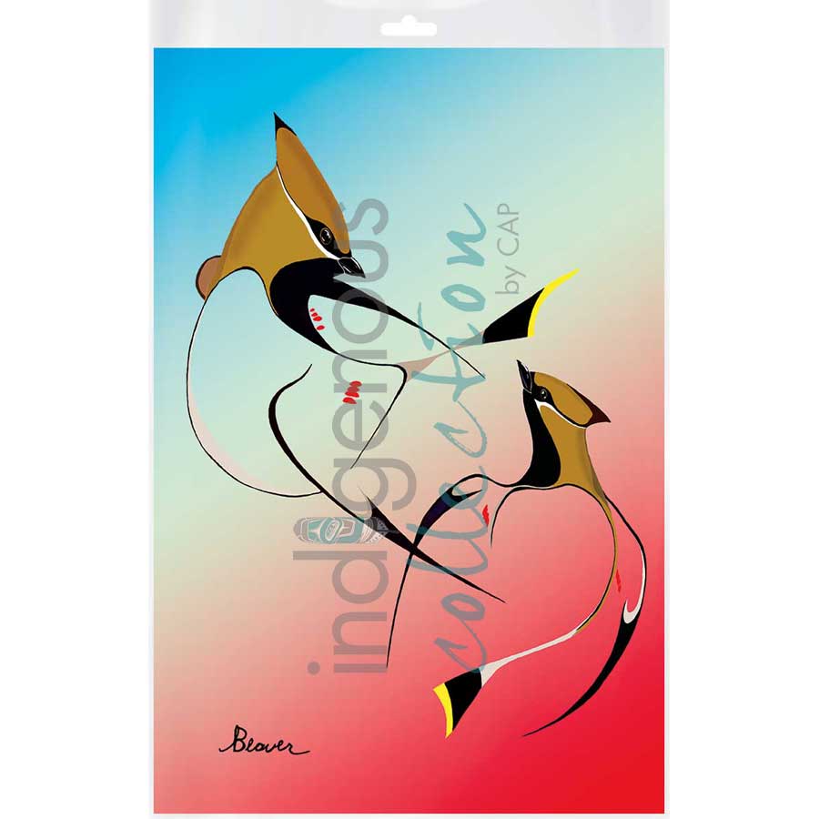Sunrise Dancers by artist Rick Beaver - Ojibway. Indigenous Collection