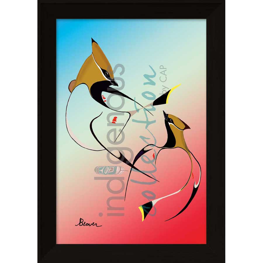 Sunrise Dancers by artist Rick Beaver - Ojibway. Indigenous Collection
