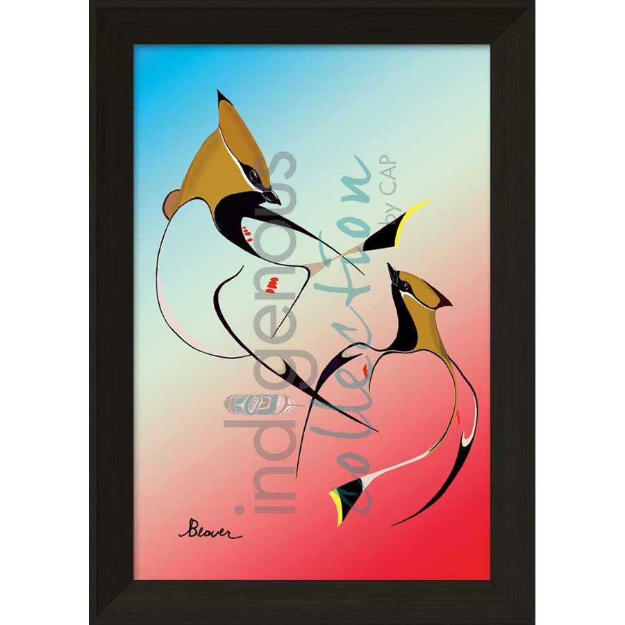 Sunrise Dancers by artist Rick Beaver - Ojibway. Indigenous Collection