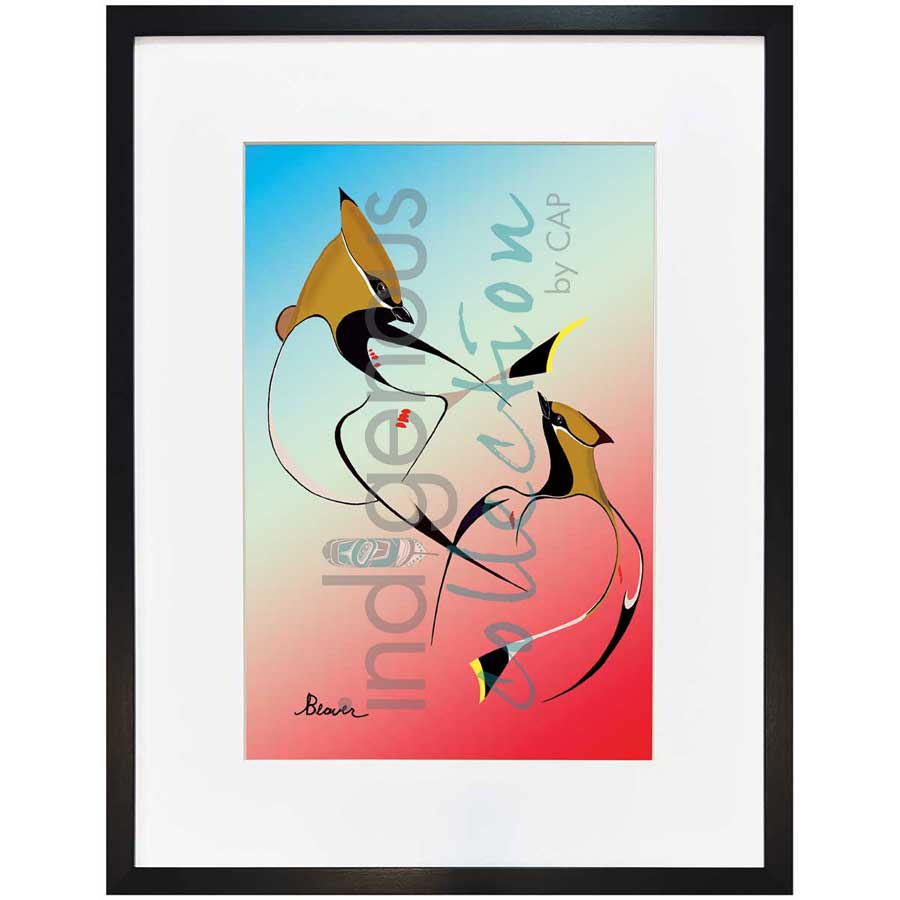 Sunrise Dancers by artist Rick Beaver - Ojibway. Indigenous Collection