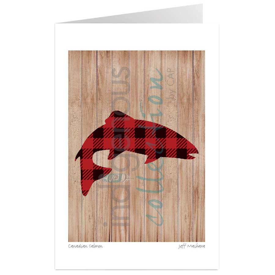 Canadian Salmon by artist Jeff Maihara