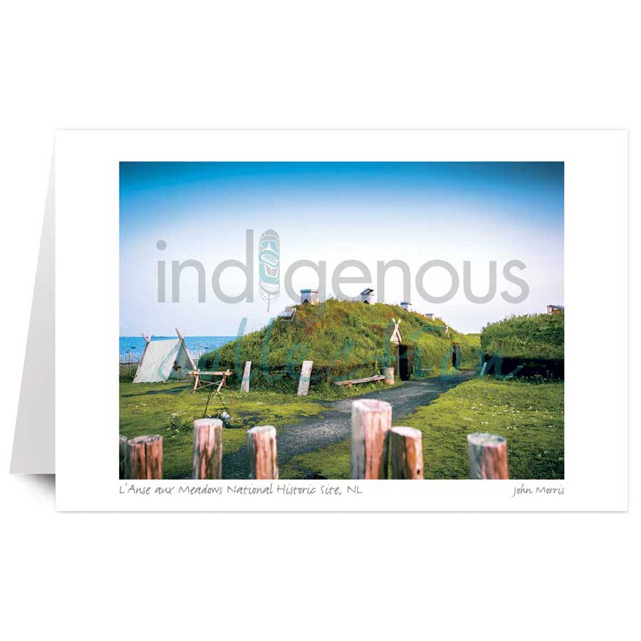 L'Anse aux Meadows National Historic Site, NL by artist John Morris