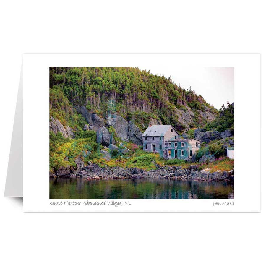 Round Harbour Abandoned Village, NL by artist John Morris