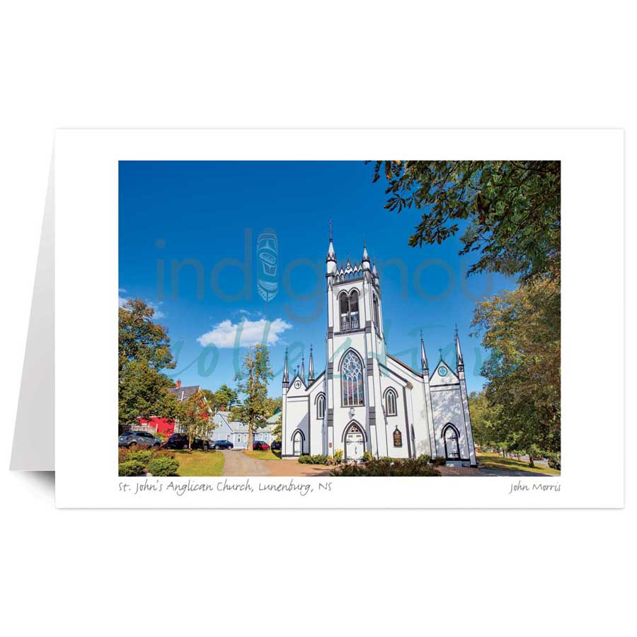 St. John's Anglican Church, Lunenburg, NS by artist John Morris
