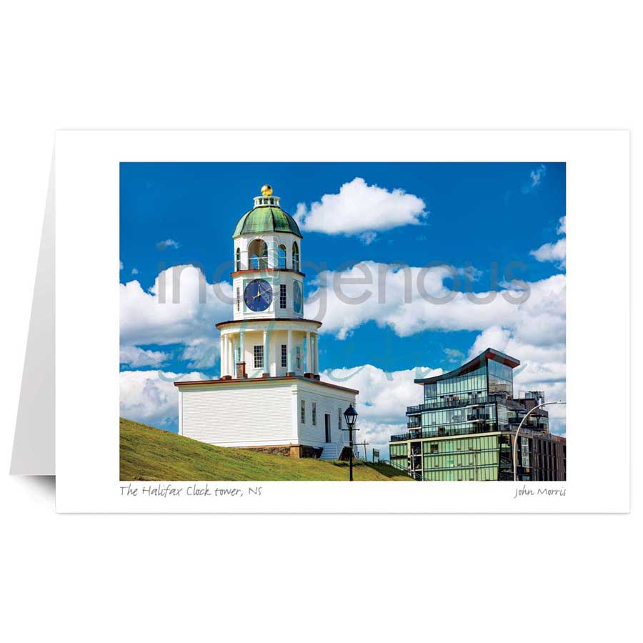 The Halifax Clock tower, NS by artist John Morris