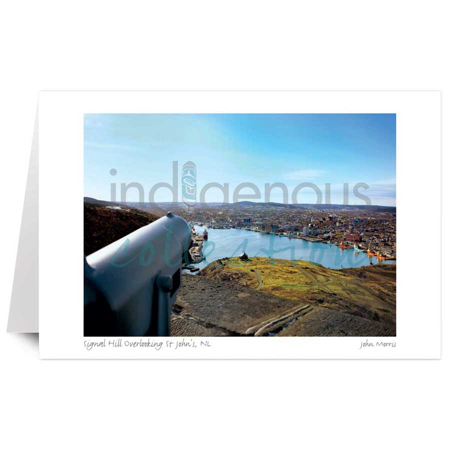 Signal Hill Overlooking St John's, NL by artist John Morris