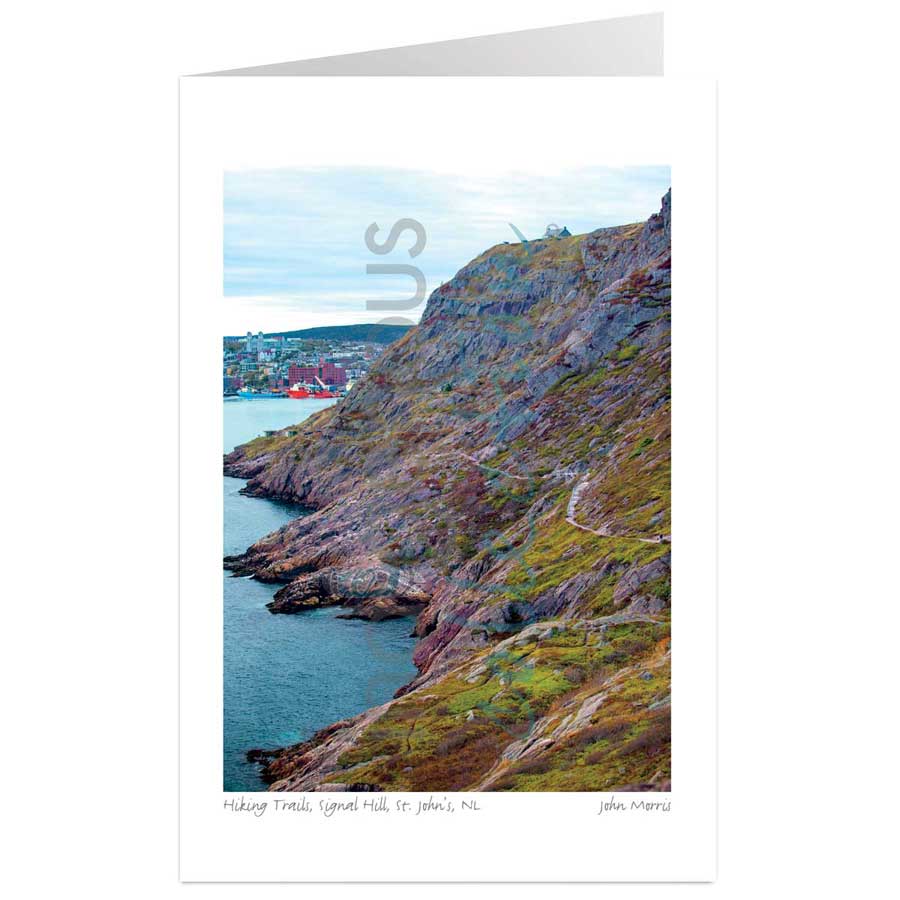 Hiking Trails, Signal Hill, St. John's, NL by artist John Morris