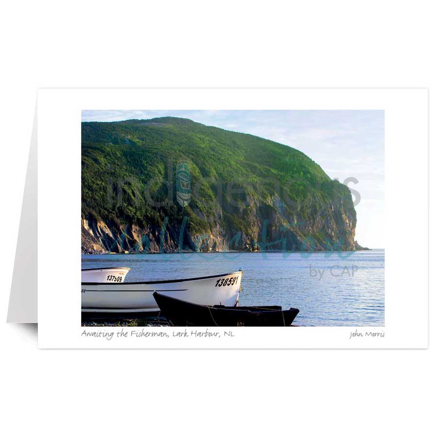 Awaiting the Fisherman, Lark Harbour, NL by artist John Morris