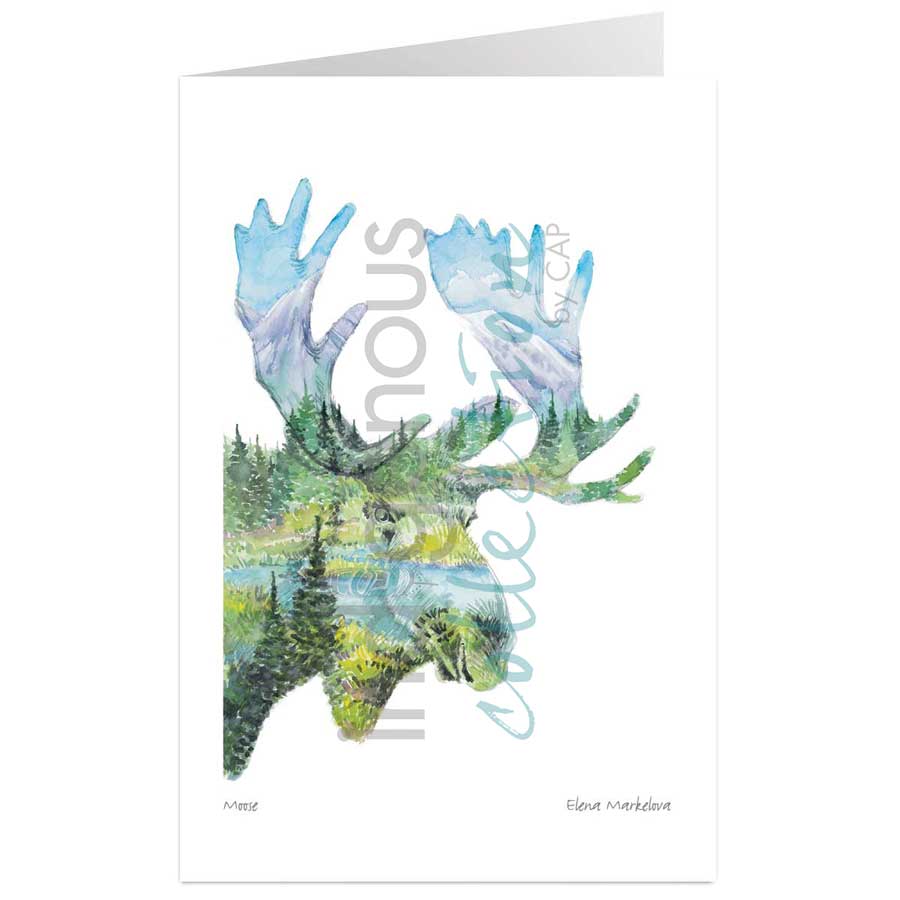 Moose by artist Elena Markelova