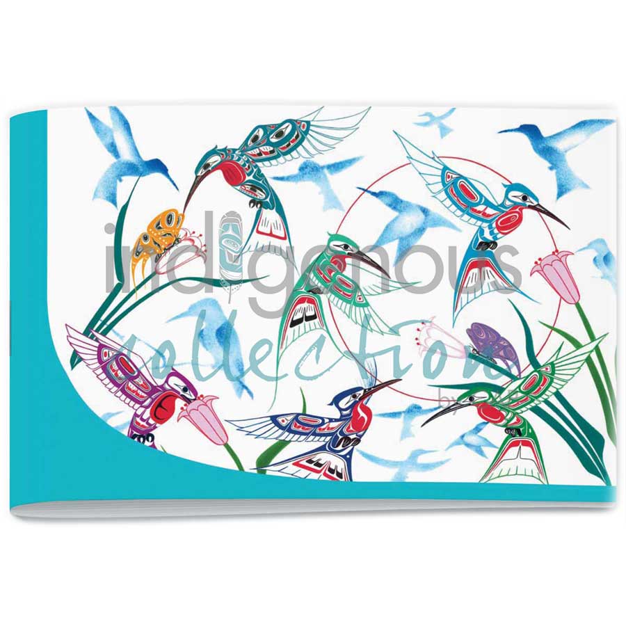 Garden of Hummingbirds Signature Notebook by artist Richard Shorty