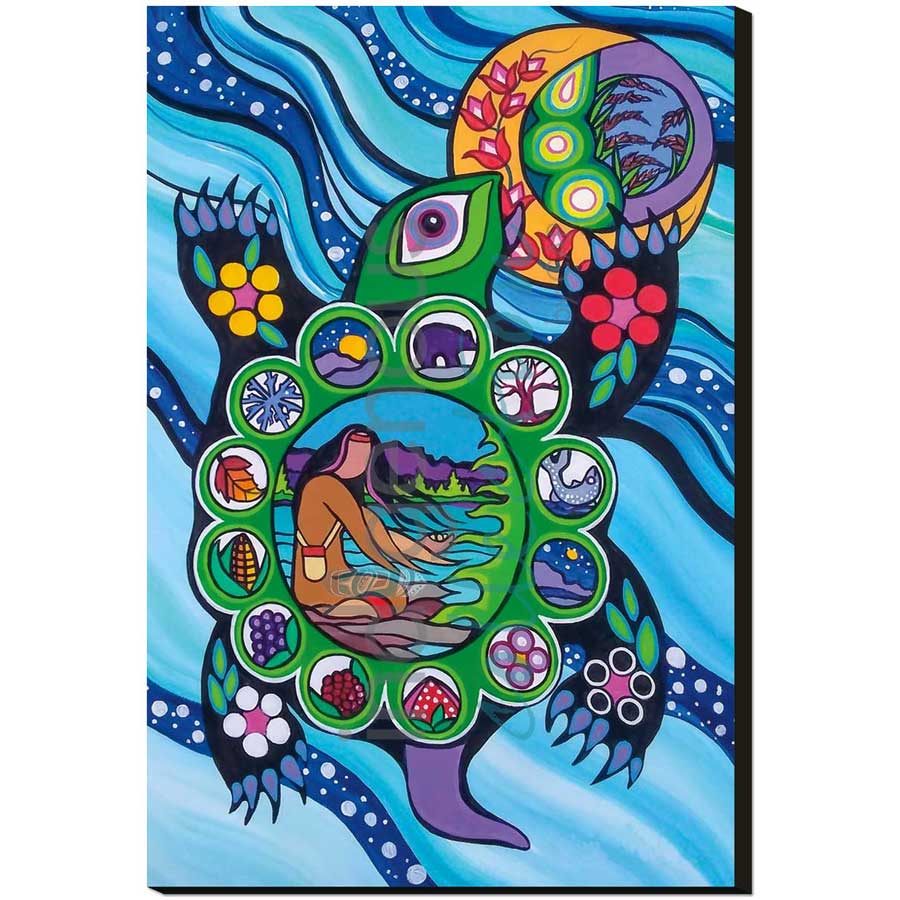 13 Moons by artist Pam Cailloux - Huron Heritage. Indigenous Collection