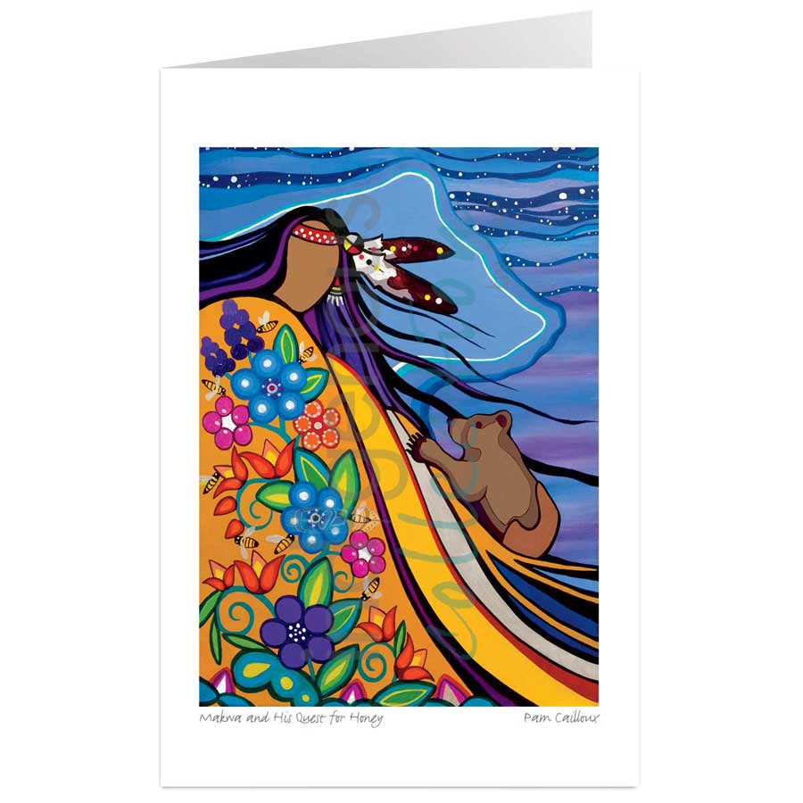 Makwa and His Quest for Honey by artist Pam Cailloux