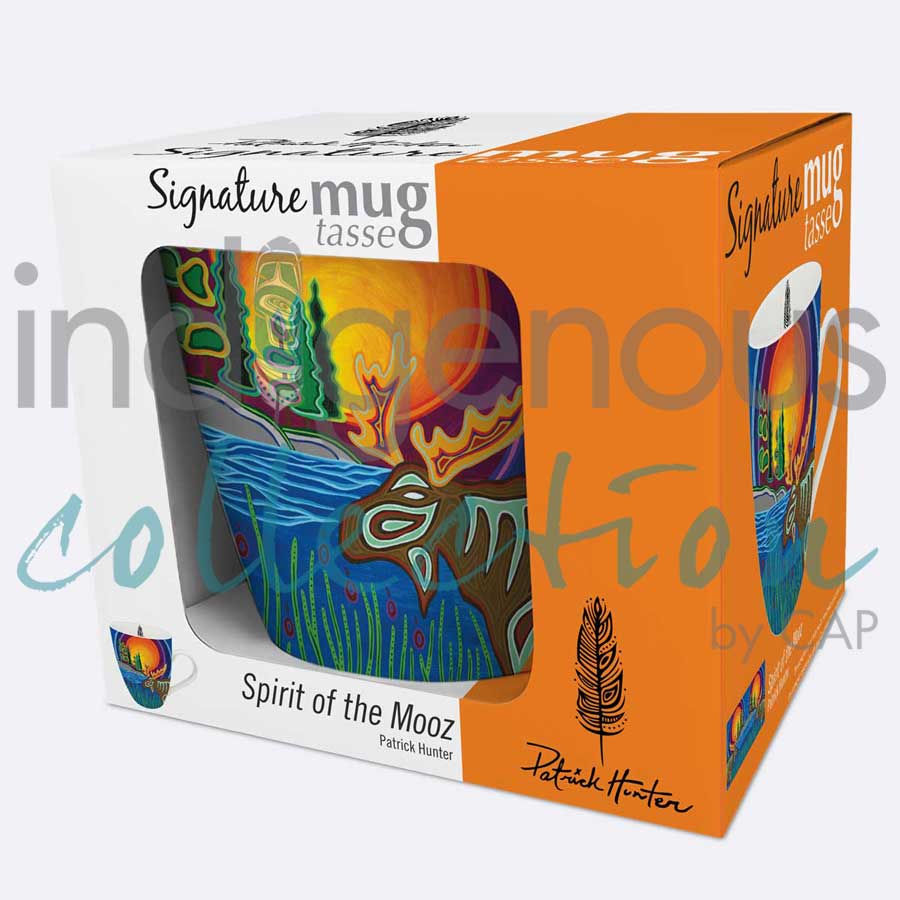 Spirit of the Mooz 18 oz. Signature Mug by artist Patrick Hunter