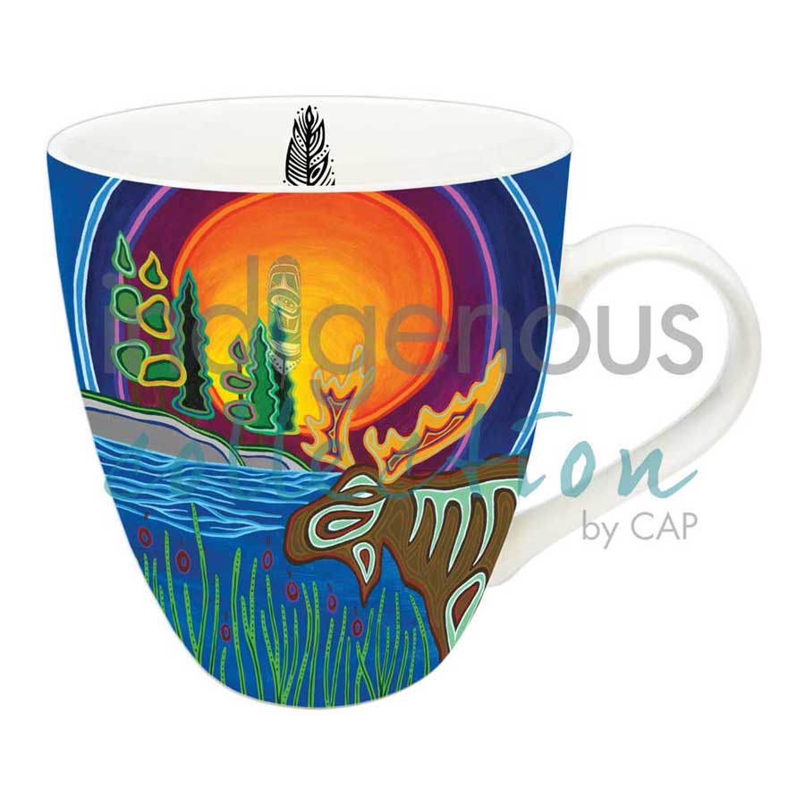 Spirit of the Mooz 18 oz. Signature Mug by artist Patrick Hunter
