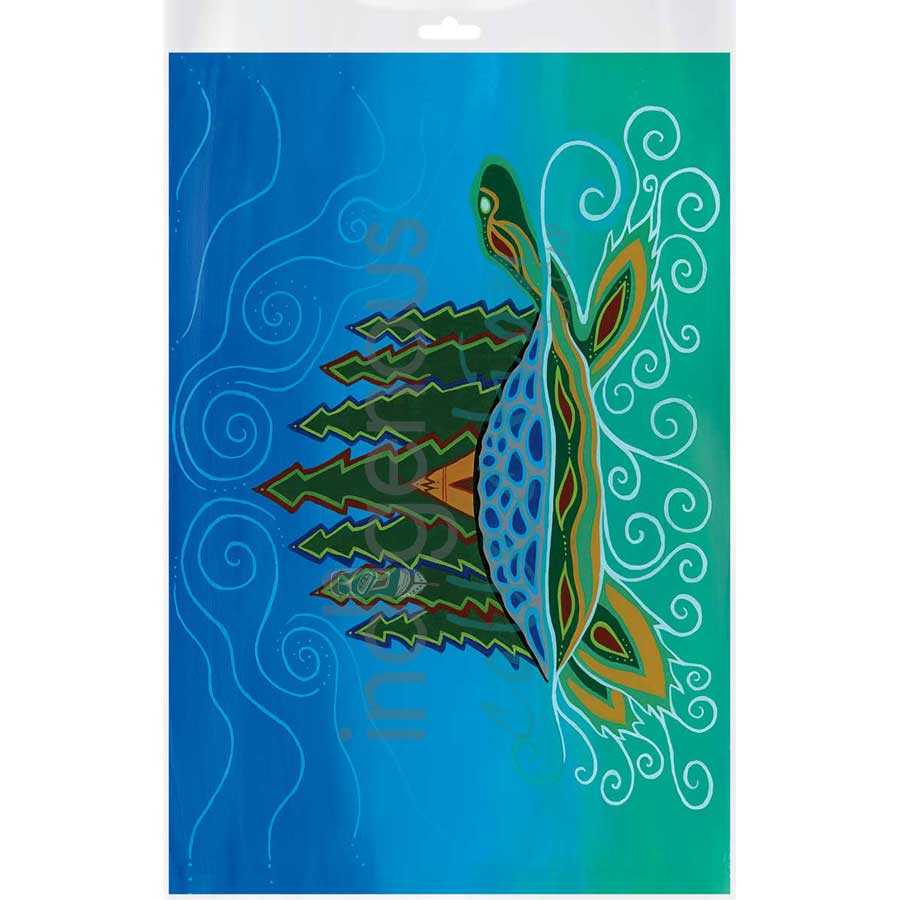 Turtle Island by artist Patrick Hunter - Ojibway. Indigenous Collection