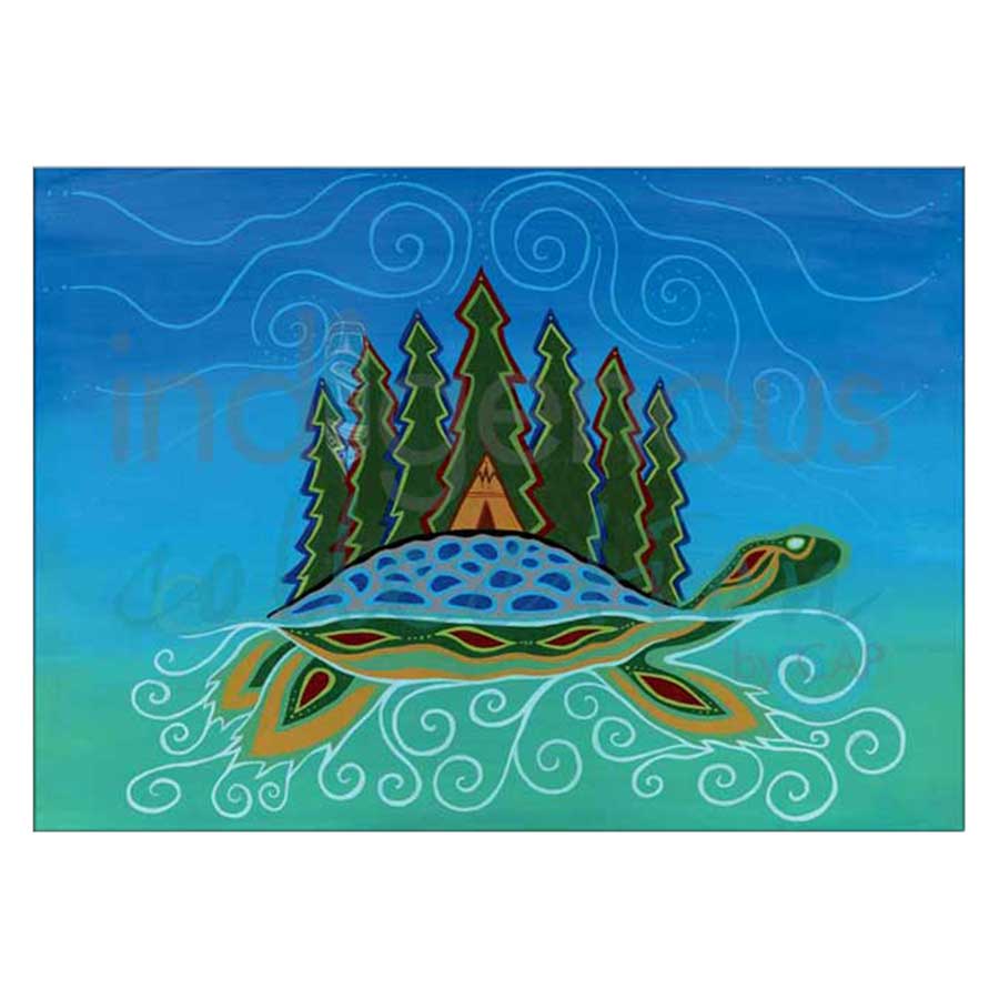 Turtle Island Canvas Prints