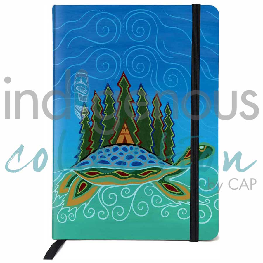 Turtle Island Journal by artist Patrick Hunter. Indigenous Collection.