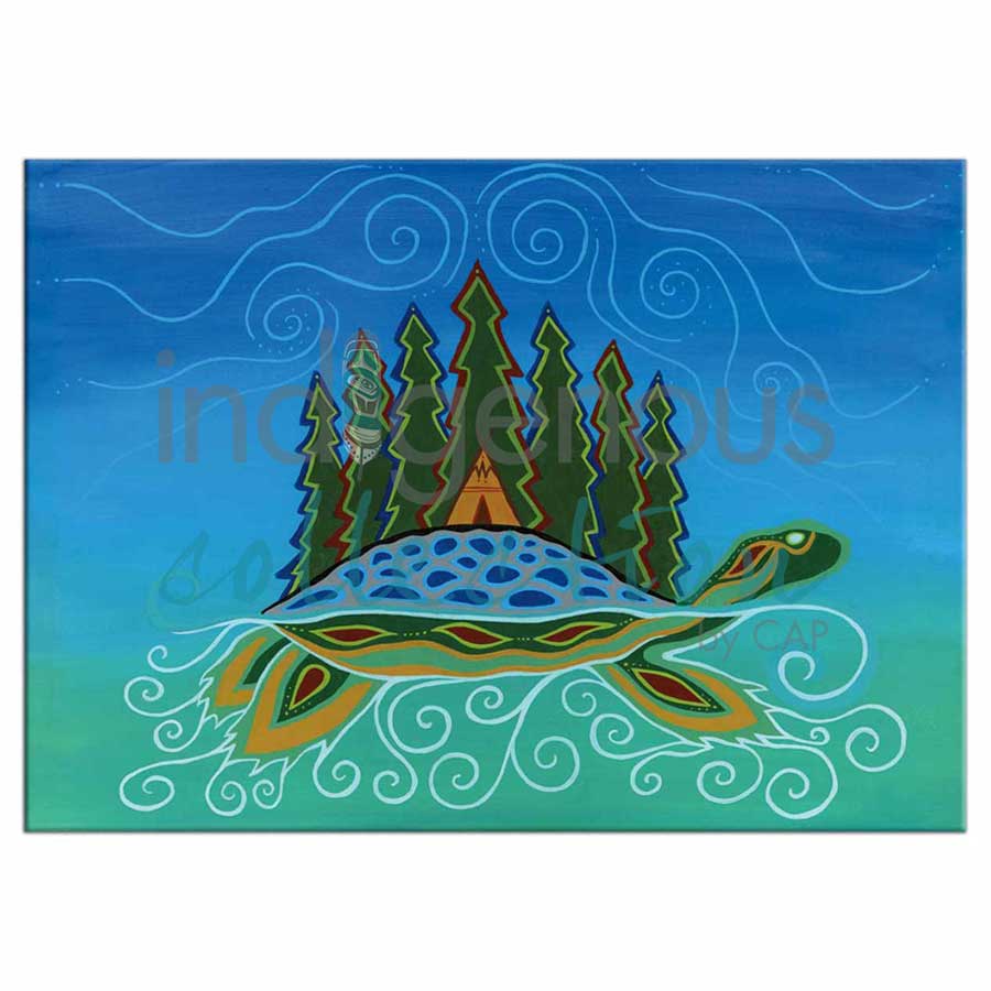 Turtle Island Magnets by artist Patrick Hunter