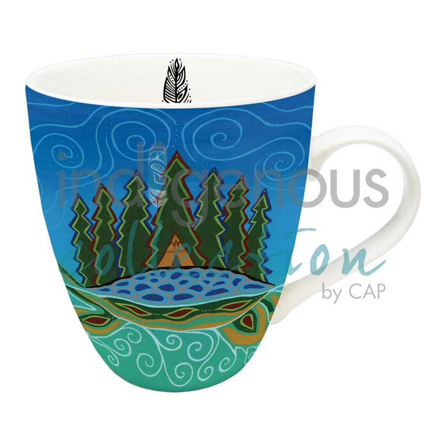 Turtle Island 18 oz. Signature Mug by artist Patrick Hunter