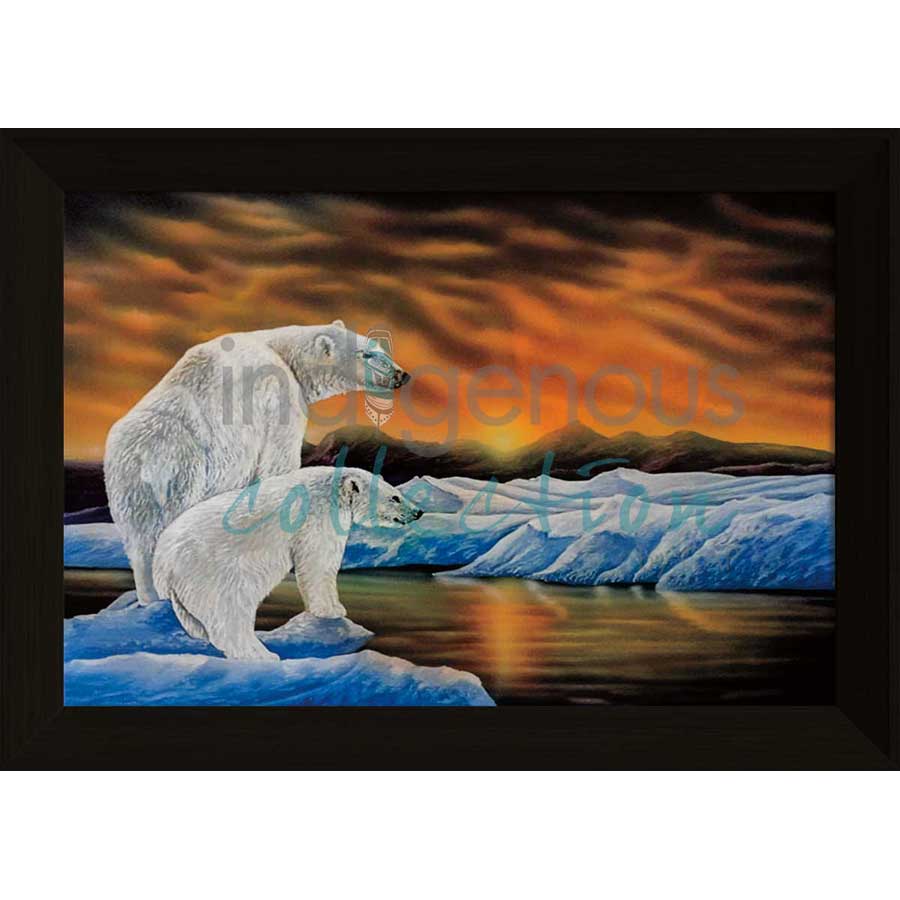 Mother's Love by artist Ronnie Simon - Gwich'in. Indigenous Collection