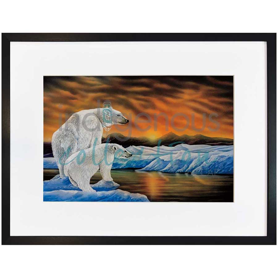 Mother's Love by artist Ronnie Simon - Gwich'in. Indigenous Collection