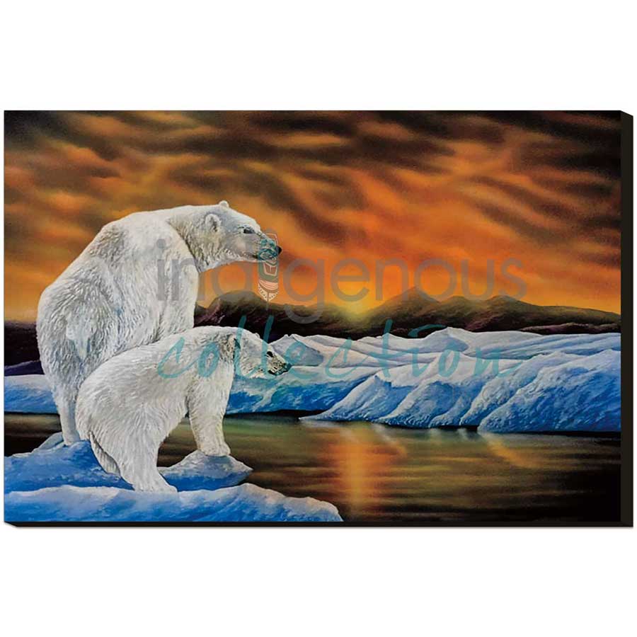 Mother's Love by artist Ronnie Simon - Gwich'in. Indigenous Collection