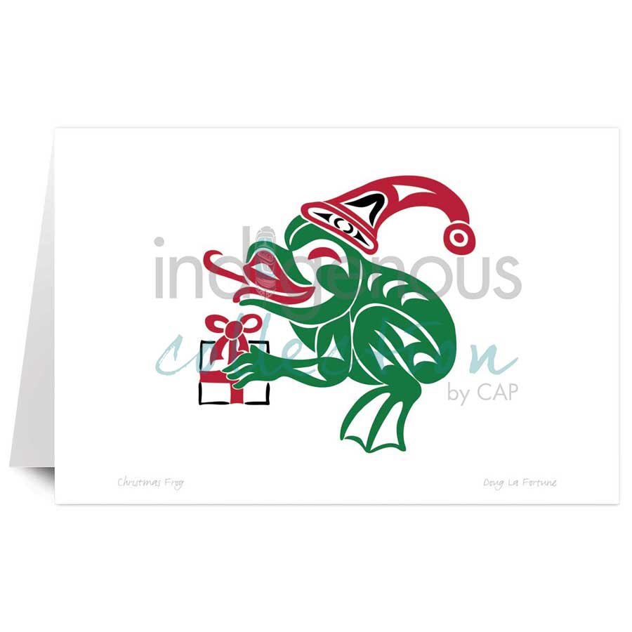 Christmas Frog by artist Doug La Fortune