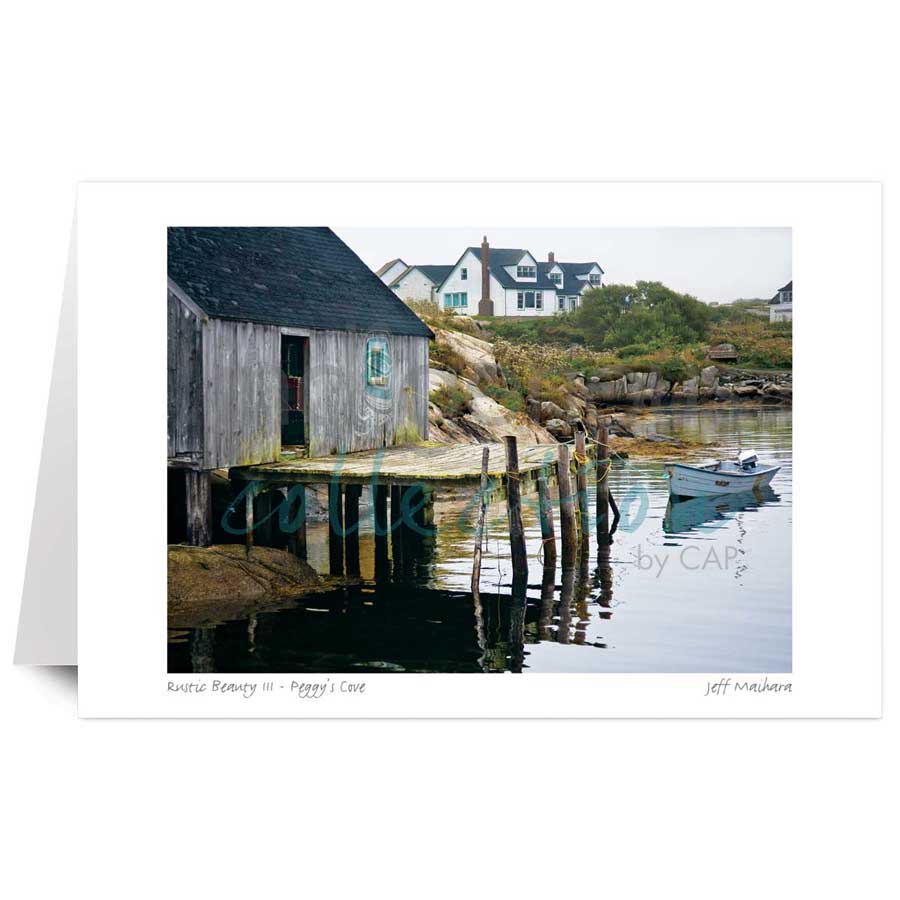 Rustic Beauty III - Peggy's Cove by artist Jeff Maihara