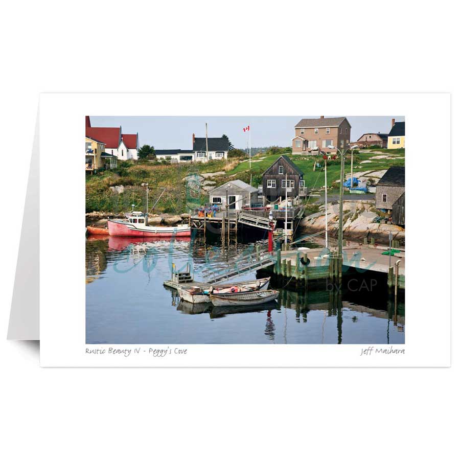 Rustic Beauty IV - Peggy's Cove by artist Jeff Maihara