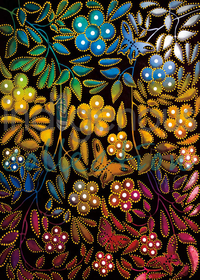 Flowers and Butterflies by artist Betty Albert