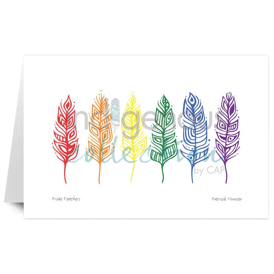 Pride Feathers by artist Patrick Hunter