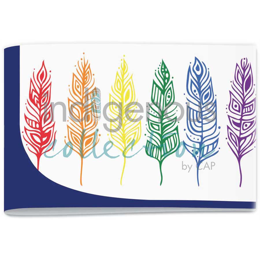 Pride Feathers Signature Notebook by artist Patrick Hunter